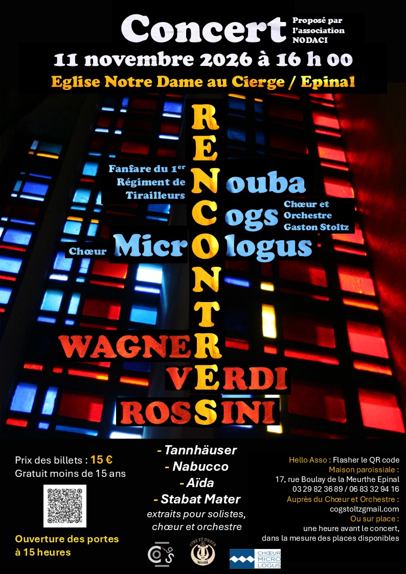 CONCERT DU 11 NOVEMBRE à ÉPINAL